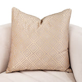 Ariana Gold Sofa Beige Gold from Michael Amini - Luna Furniture