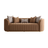 Ariana Gold Sofa Caramel Gold from Michael Amini - Luna Furniture