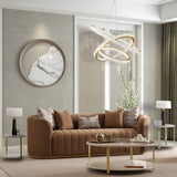 Ariana Gold Sofa Caramel Gold from Michael Amini - Luna Furniture