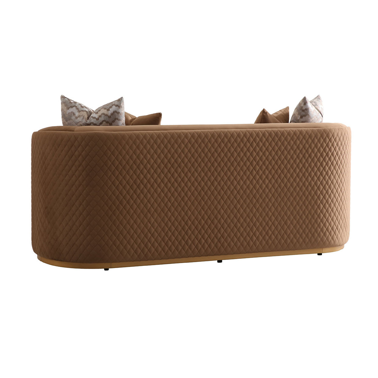 Ariana Gold Loveseat Caramel Gold from Michael Amini - Luna Furniture