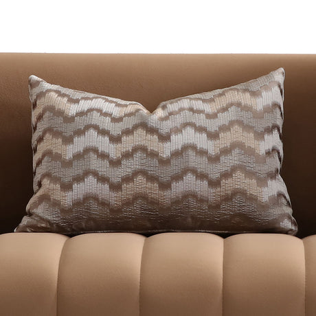 Ariana Gold Loveseat Caramel Gold from Michael Amini - Luna Furniture