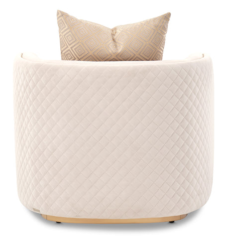 Ariana Gold Chair Beige Gold from Michael Amini - Luna Furniture