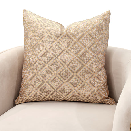 Ariana Gold Chair Beige Gold from Michael Amini - Luna Furniture
