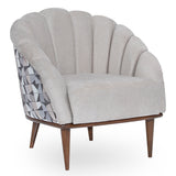 Balboa Warm Walnut Accent Chair Warm Walnut from Michael Amini - Luna Furniture