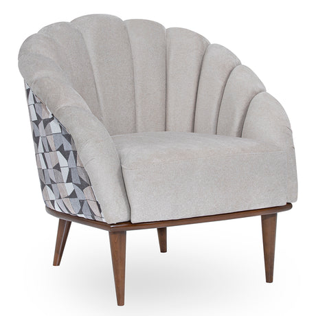 Balboa Warm Walnut Accent Chair Warm Walnut from Michael Amini - Luna Furniture
