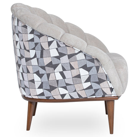 Balboa Warm Walnut Accent Chair Warm Walnut from Michael Amini - Luna Furniture