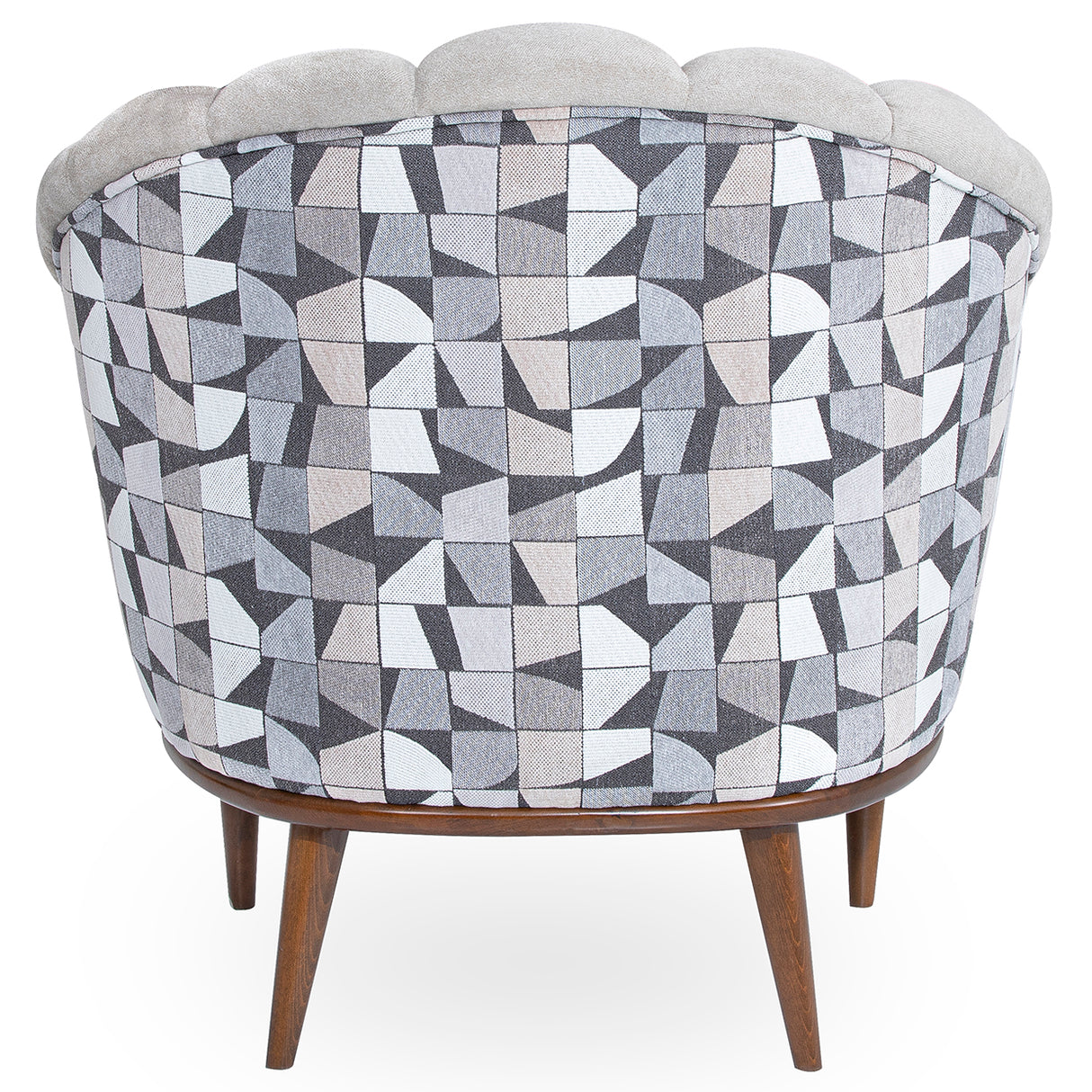 Balboa Warm Walnut Accent Chair Warm Walnut from Michael Amini - Luna Furniture