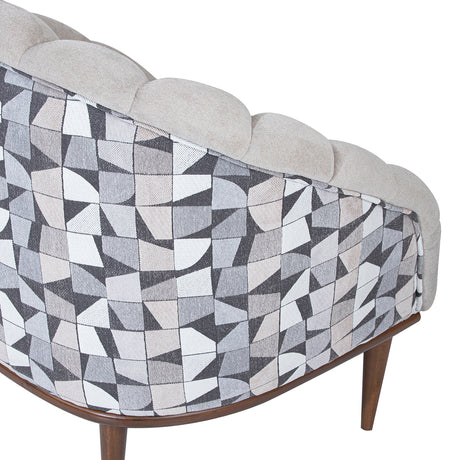 Balboa Warm Walnut Accent Chair Warm Walnut from Michael Amini - Luna Furniture