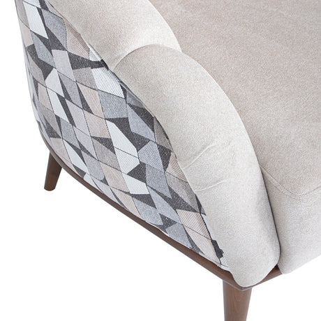 Balboa Warm Walnut Accent Chair Warm Walnut from Michael Amini - Luna Furniture
