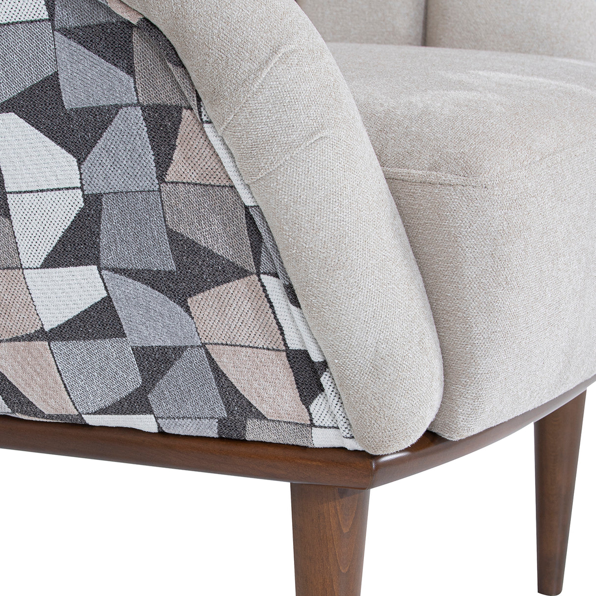 Balboa Warm Walnut Accent Chair Warm Walnut from Michael Amini - Luna Furniture