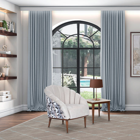 Balboa Warm Walnut Accent Chair Warm Walnut from Michael Amini - Luna Furniture