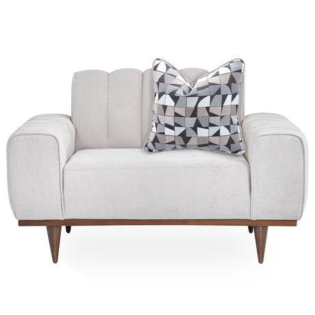 Balboa Warm Walnut Chair And A Half Warm Walnut from Michael Amini - Luna Furniture