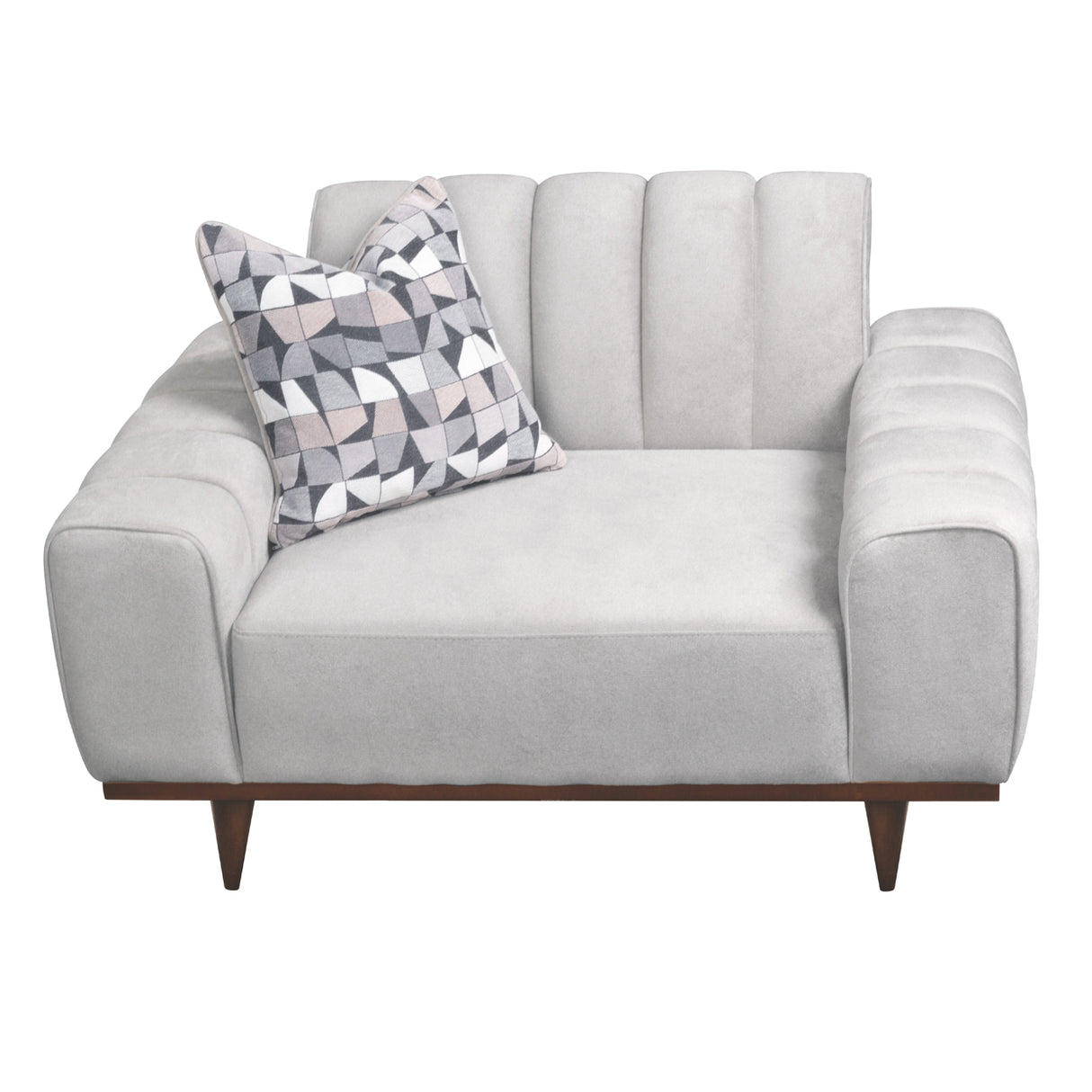 Balboa Warm Walnut Chair And A Half Warm Walnut from Michael Amini - Luna Furniture