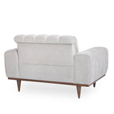 Balboa Warm Walnut Chair And A Half Warm Walnut from Michael Amini - Luna Furniture