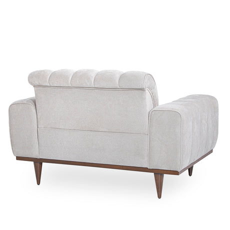 Balboa Warm Walnut Chair And A Half Warm Walnut from Michael Amini - Luna Furniture