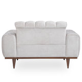 Balboa Warm Walnut Chair And A Half Warm Walnut from Michael Amini - Luna Furniture