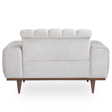 Balboa Warm Walnut Chair And A Half Warm Walnut from Michael Amini - Luna Furniture