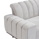 Balboa Warm Walnut Chair And A Half Warm Walnut from Michael Amini - Luna Furniture