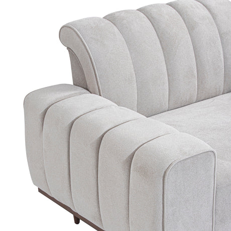 Balboa Warm Walnut Chair And A Half Warm Walnut from Michael Amini - Luna Furniture