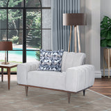 Balboa Warm Walnut Chair And A Half Warm Walnut from Michael Amini - Luna Furniture