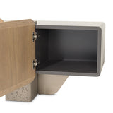 Bristol Point Saddle Brown Media Cabinet from Michael Amini - Luna Furniture