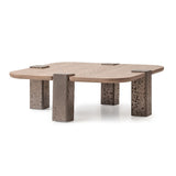 Bristol Point Saddle Brown Cocktail Table Large Saddle Brown from Michael Amini - Luna Furniture