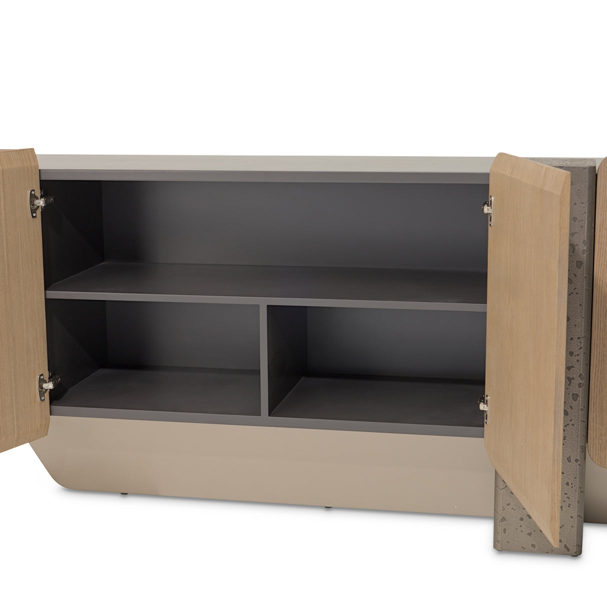 Bristol Point Saddle Brown Console Table from Michael Amini - Luna Furniture