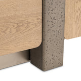 Bristol Point Saddle Brown Console Table from Michael Amini - Luna Furniture