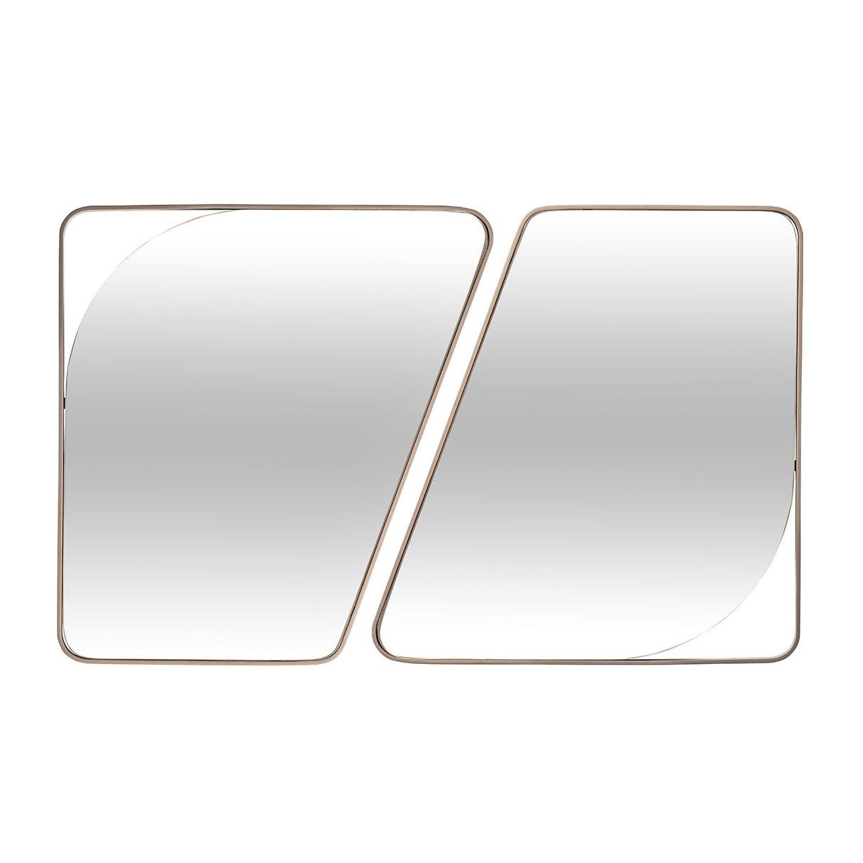 Bristol Point Saddle Brown Wall Mirror from Michael Amini - Luna Furniture