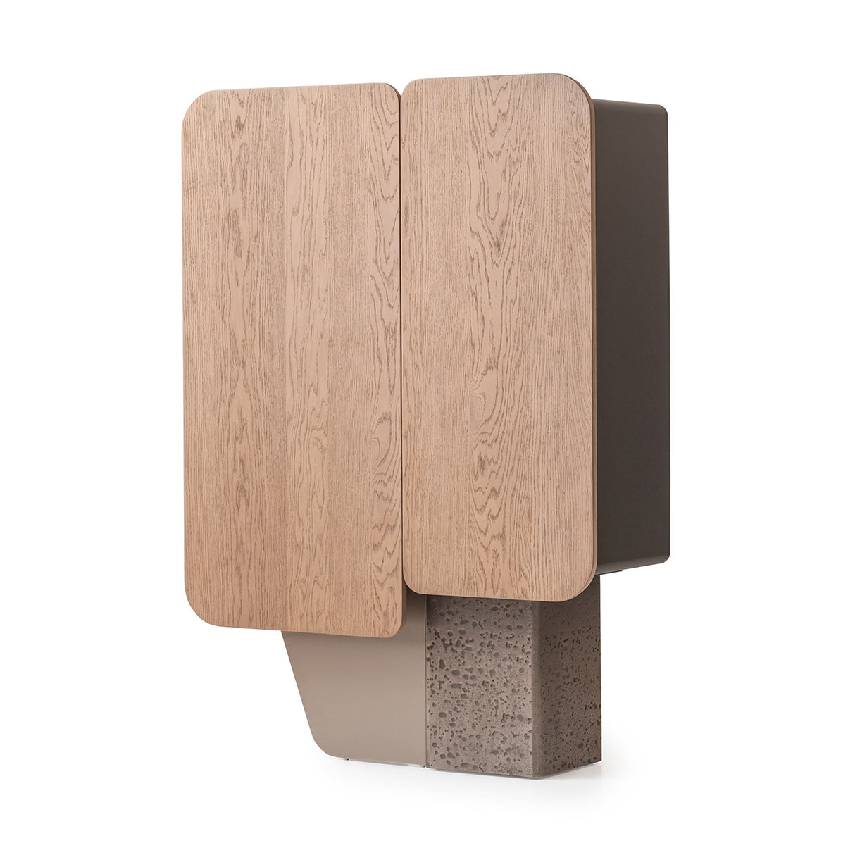 Bristol Point Saddle Brown Bar Cabinet from Michael Amini - Luna Furniture