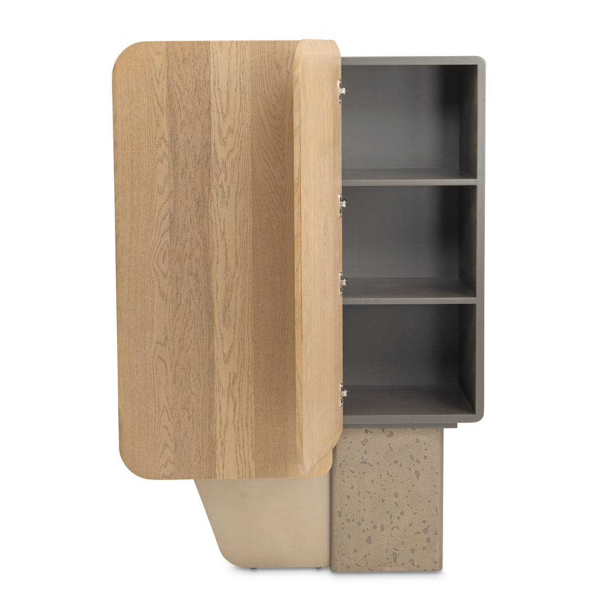 Bristol Point Saddle Brown Bar Cabinet from Michael Amini - Luna Furniture