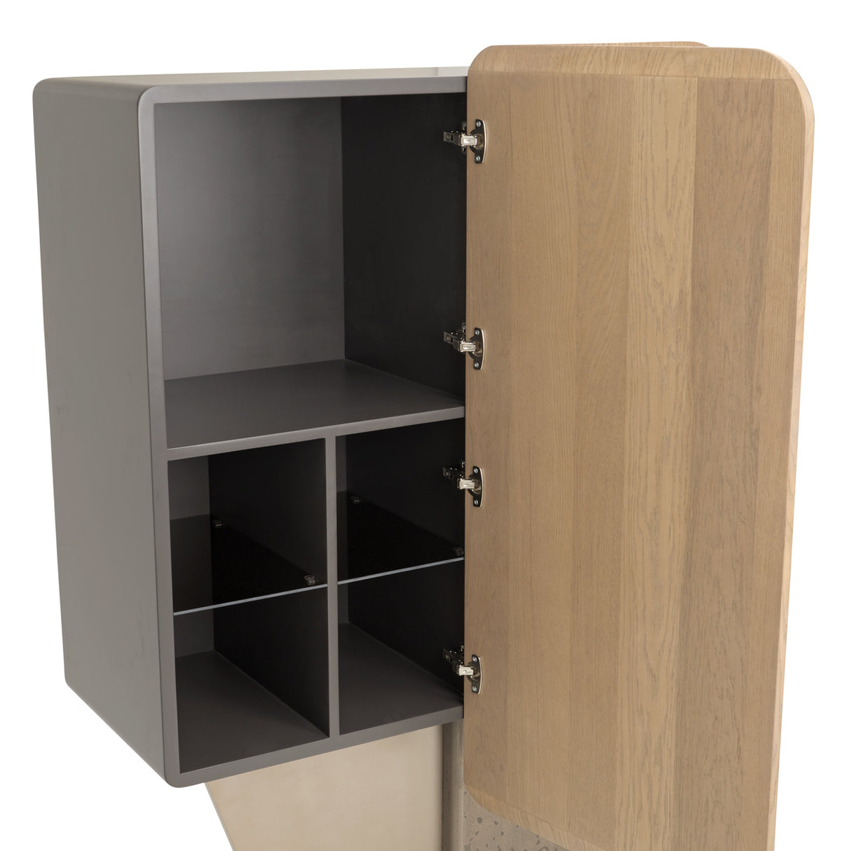 Bristol Point Saddle Brown Bar Cabinet from Michael Amini - Luna Furniture