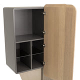 Bristol Point Saddle Brown Bar Cabinet from Michael Amini - Luna Furniture