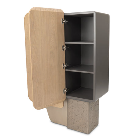Bristol Point Saddle Brown Bar Cabinet from Michael Amini - Luna Furniture