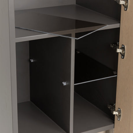 Bristol Point Saddle Brown Bar Cabinet from Michael Amini - Luna Furniture