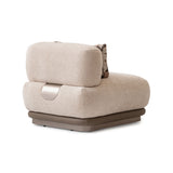 Bristol Point Saddle Brown Armless Chair Saddle Brown from Michael Amini - Luna Furniture