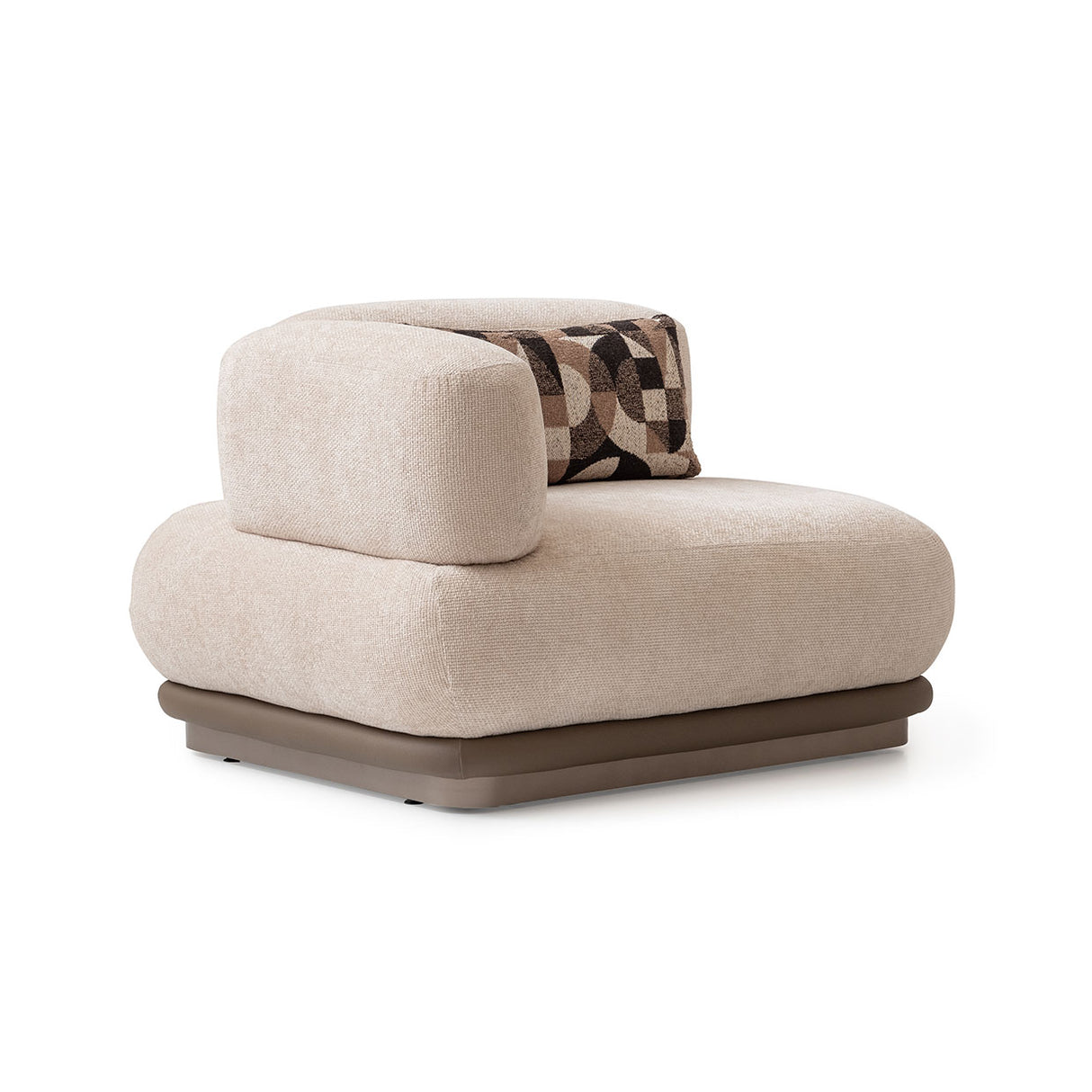 Bristol Point Saddle Brown Laf Chair Saddle Brown from Michael Amini - Luna Furniture