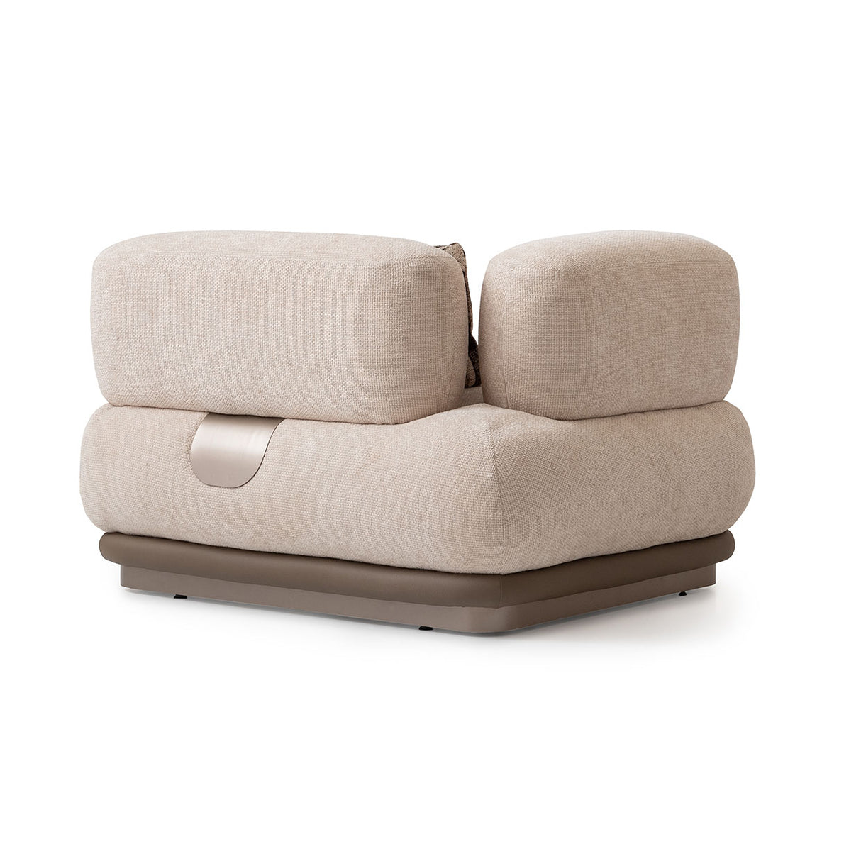 Bristol Point Saddle Brown Laf Chair Saddle Brown from Michael Amini - Luna Furniture
