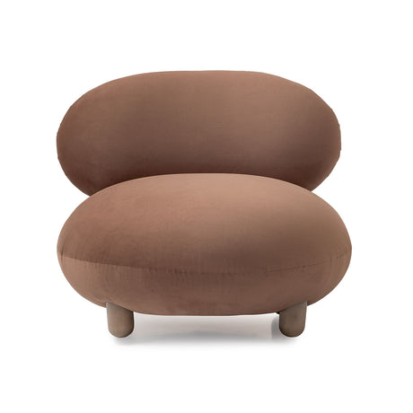 Bristol Point Saddle Brown Accent Chair Saddle Brown from Michael Amini - Luna Furniture