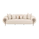 Cloche Dark Bronz Mansion Sofa Latte Dark Bronze from Michael Amini - Luna Furniture