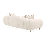Cloche Dark Bronz Mansion Sofa Latte Dark Bronze from Michael Amini - Luna Furniture