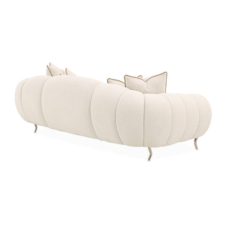 Cloche Beige/Dark Bronz Mansion Sofa Latte Dark Bronze from Michael Amini - Luna Furniture