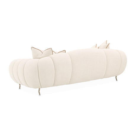 Cloche Beige/Dark Bronz Mansion Sofa Latte Dark Bronze from Michael Amini - Luna Furniture