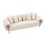 Cloche Dark Bronz Mansion Sofa Latte Dark Bronze from Michael Amini - Luna Furniture