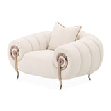 Cloche Dark Bronz Matching Chair Dark Bronze from Michael Amini - Luna Furniture