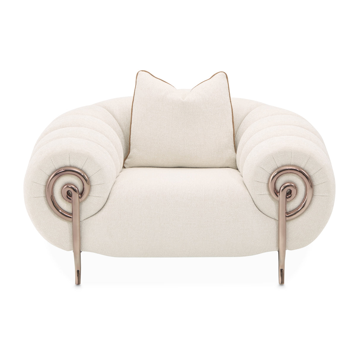 Cloche Dark Bronz Matching Chair Dark Bronze from Michael Amini - Luna Furniture