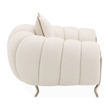 Cloche Dark Bronz Matching Chair Dark Bronze from Michael Amini - Luna Furniture