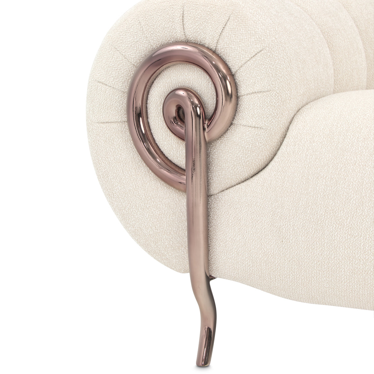 Cloche Dark Bronz Matching Chair Dark Bronze from Michael Amini - Luna Furniture