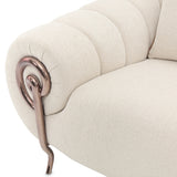 Cloche Dark Bronz Matching Chair Dark Bronze from Michael Amini - Luna Furniture