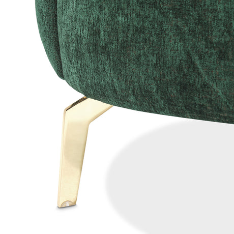 Celine Gold Chair Emerald Gold from Michael Amini - Luna Furniture